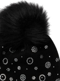 Furlux - Women's Faux Fur Pom Cashmere Blend Beanie
