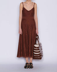 Valentino - Sleeveless Floral Midi Dress