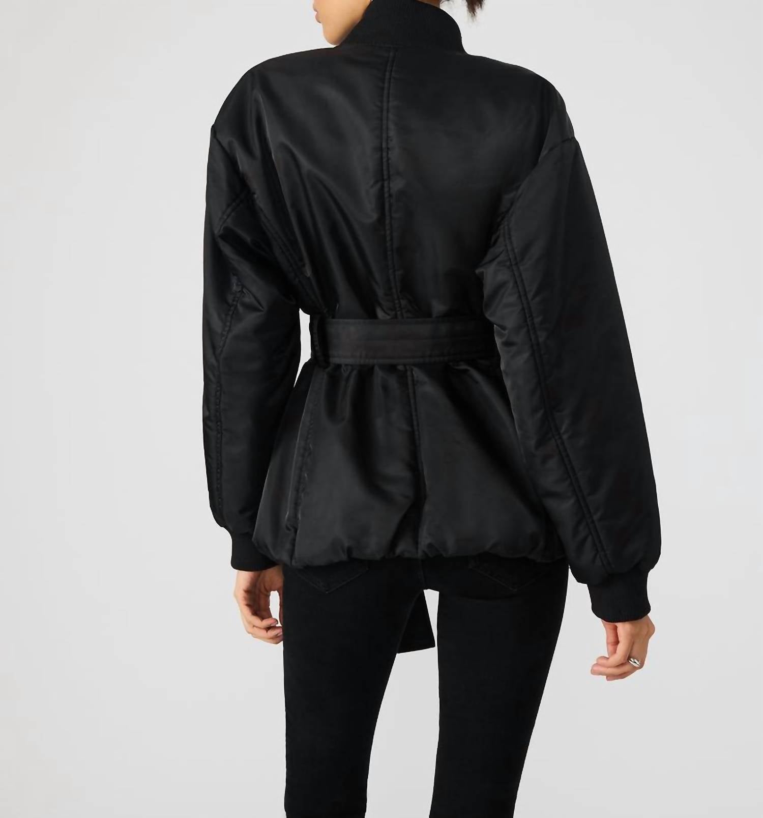 STEVE MADDEN Eryn Jacket in black - women's jacket - alternate view
