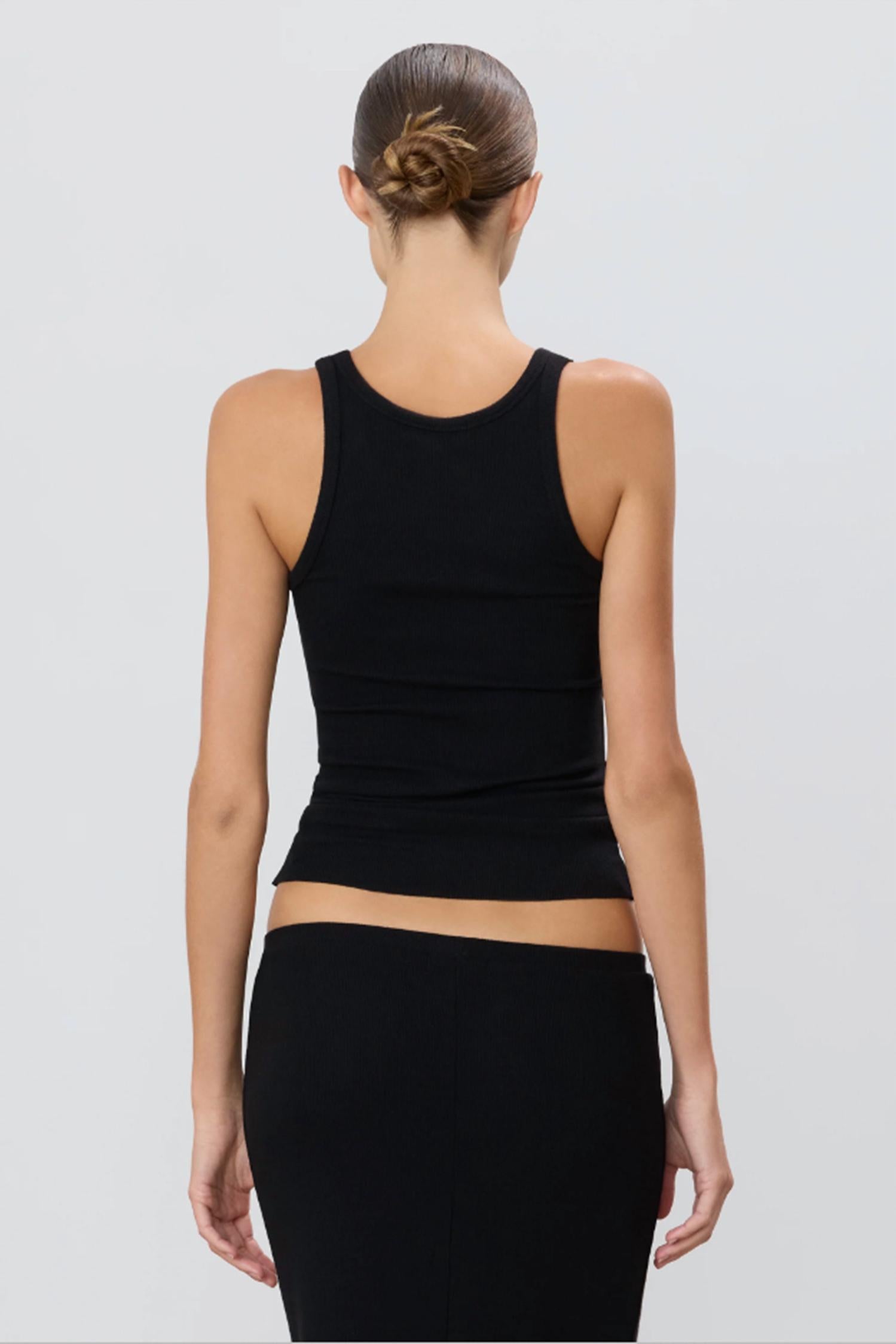 Eterne - High Neck Fitted Tank Top