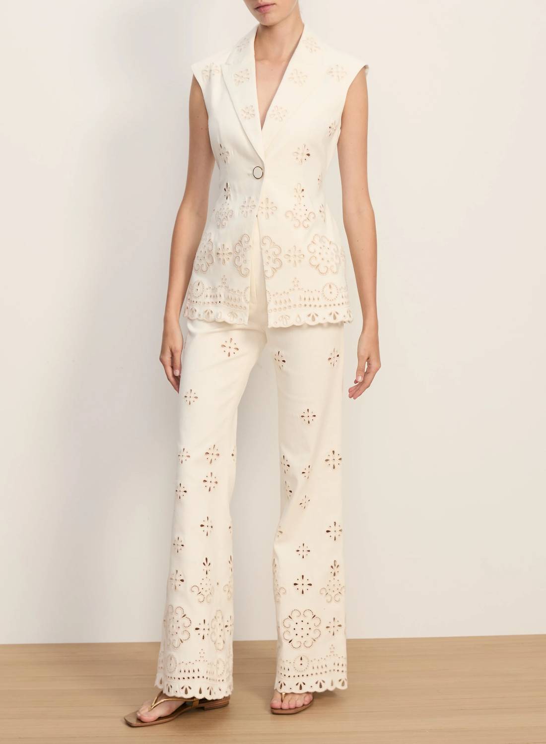 Veronica Beard - Townes Eyelet Vest