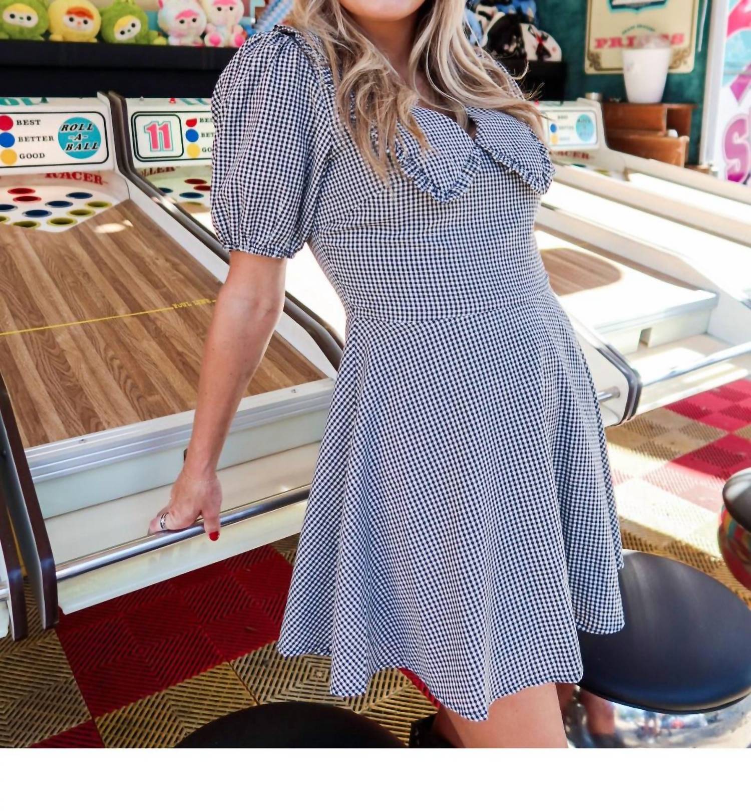 Needii - Check Me Out Mini Dress
