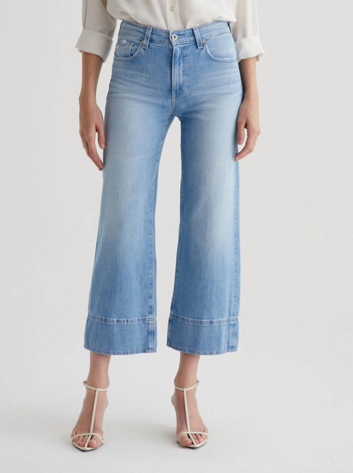 Ag Jeans - Saige Wide Leg Crop Jeans