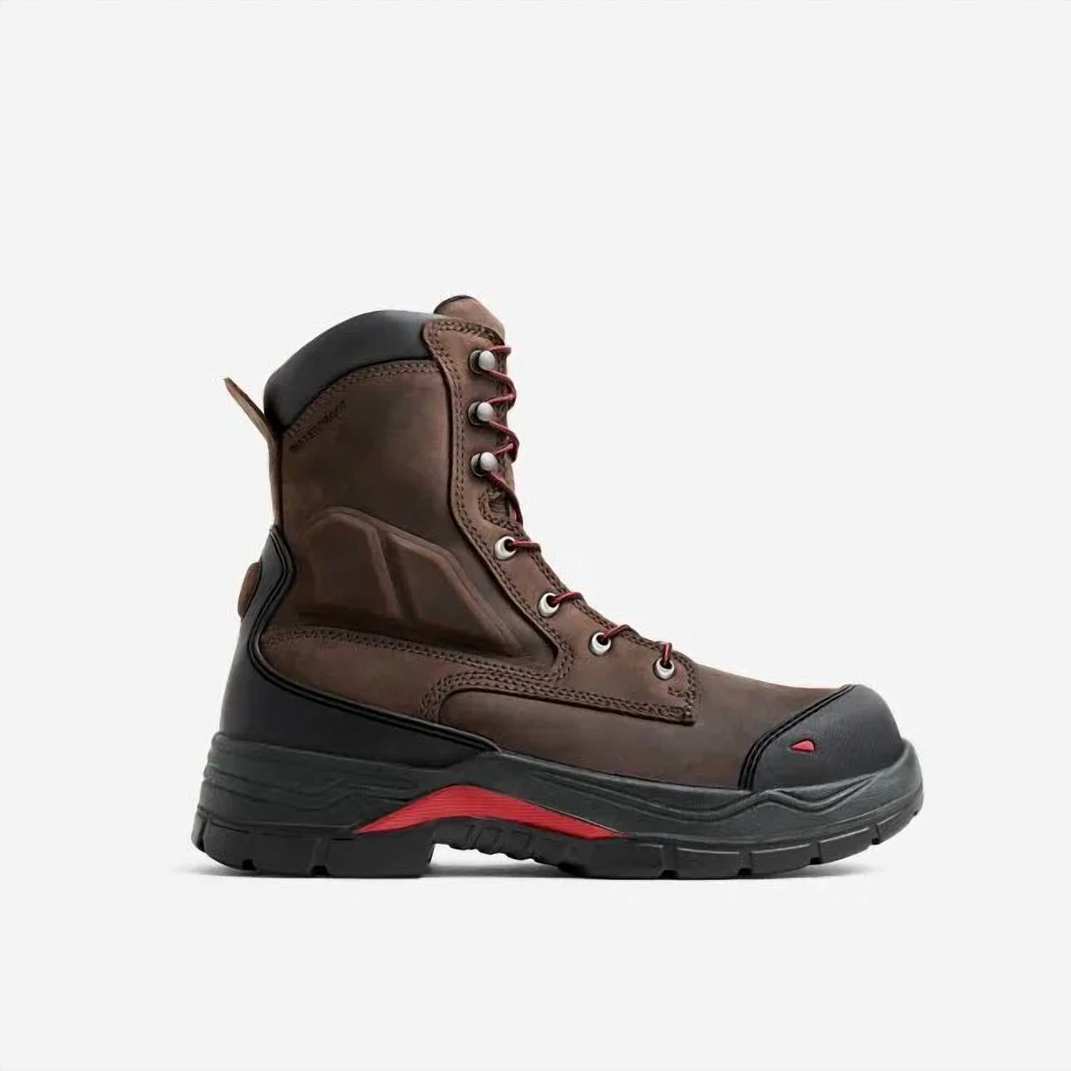 Red Wing Shoes Men's King Toe Waterproof Safety Boots in brown - men's boots