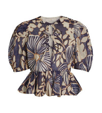 Marie Oliver - Estella Floral Print Peplum Top