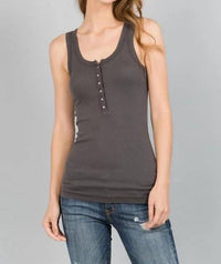 Crown Jewel - Hollywood Henley Tank Top