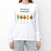 Unfortunate Portrait - Unisex Bottomless Mimosas Crewneck Sweatshirt