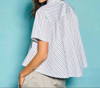 We-Ar4 - Crew Short Sleeve Striped Shirt