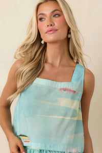 Paradisa - Bahia Bay Reef Print Open Back Top