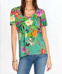 Johnny Was - Panya Favorite Short Sleeve V-Neck Tee
