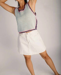 Listicle - Crochet Sweater Tank Top