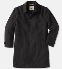 The Normal Brand Henry Topcoat in brown houndstooth - men's jacket - view 5