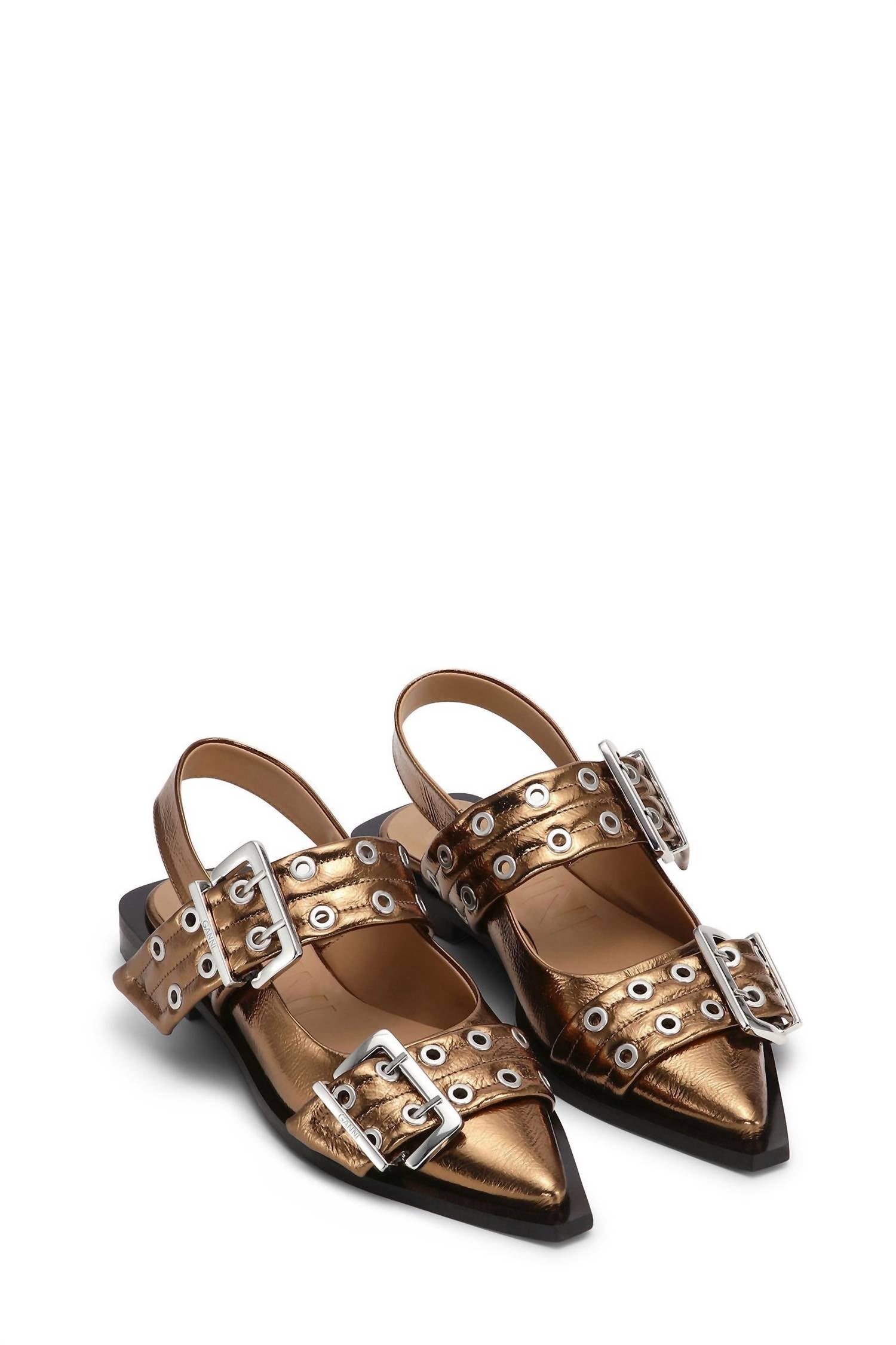 Ganni - Buckle Ballerina