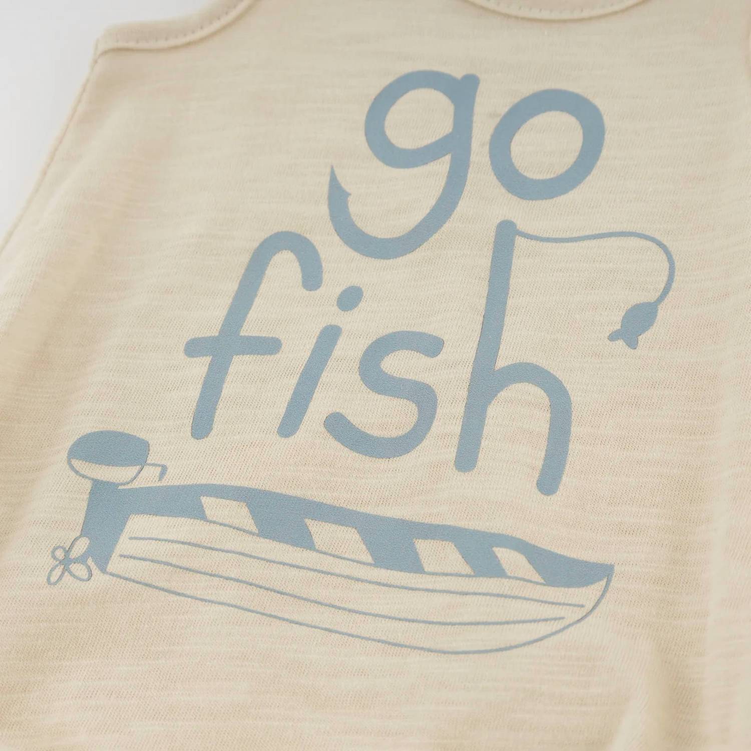 Oh Baby! - Infant "go Fish" Print Bubble Onesie