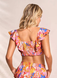 Maaji - Supernova Peplum Beachwear Crop Top