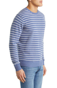 Peter Millar - Tidal Honeycomb Stripe Crewneck Sweater