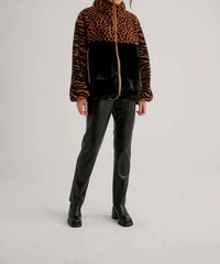 NIKKI JONES Multi Animal Jacket in mixed media - women's jacket