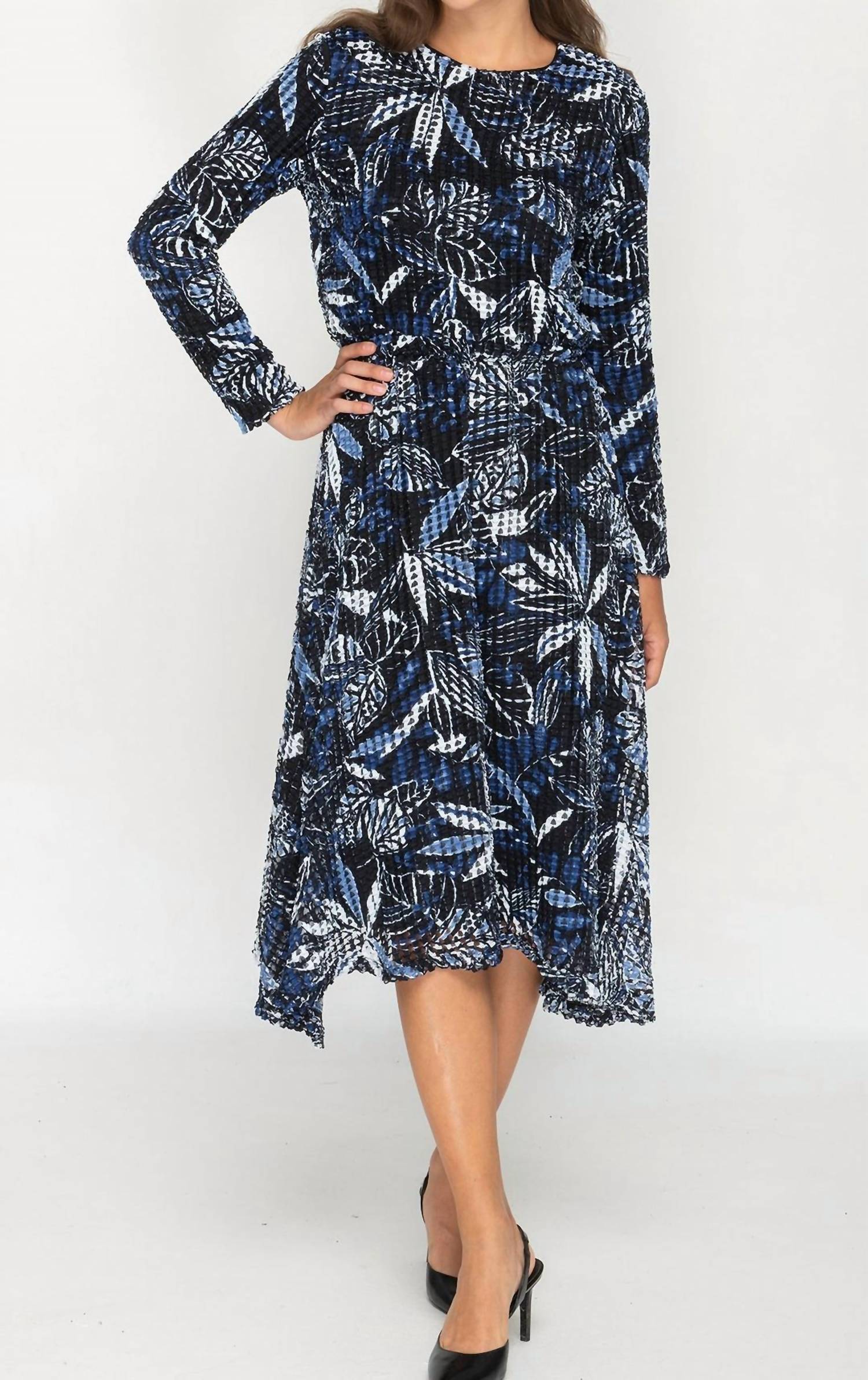 Kmw - Textured Mesh Midi Dress