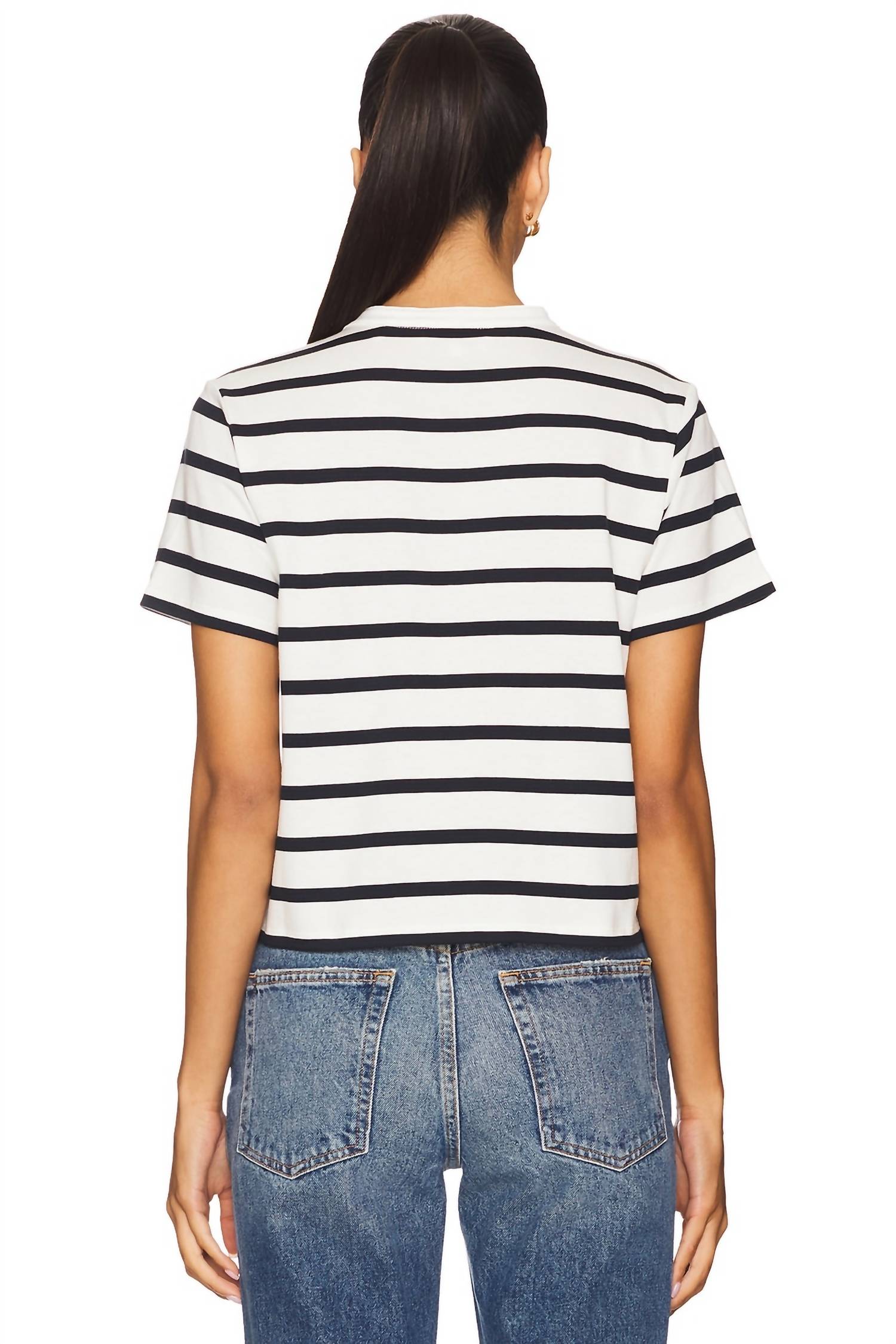 Frame - The Jersey Striped Top