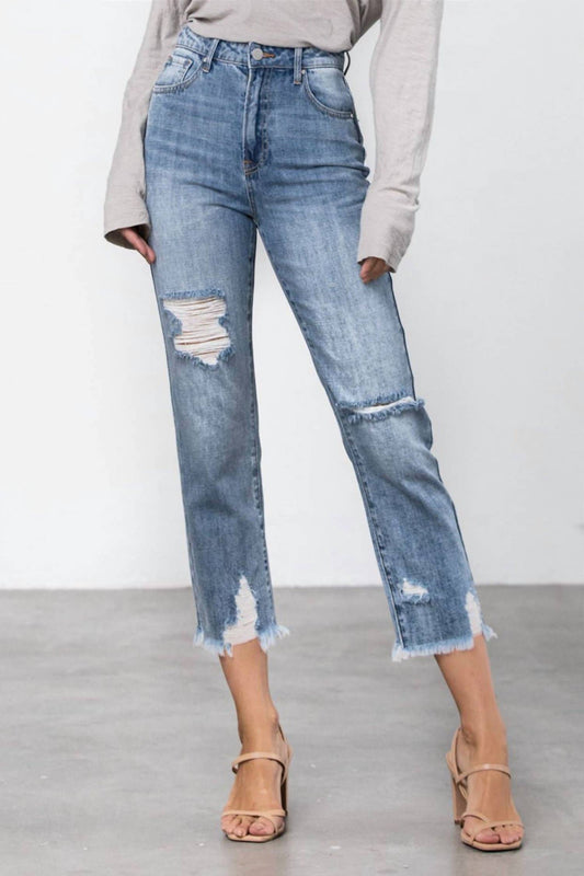 Insane Gene - Invisible Legacy Cropped Straight Jean
