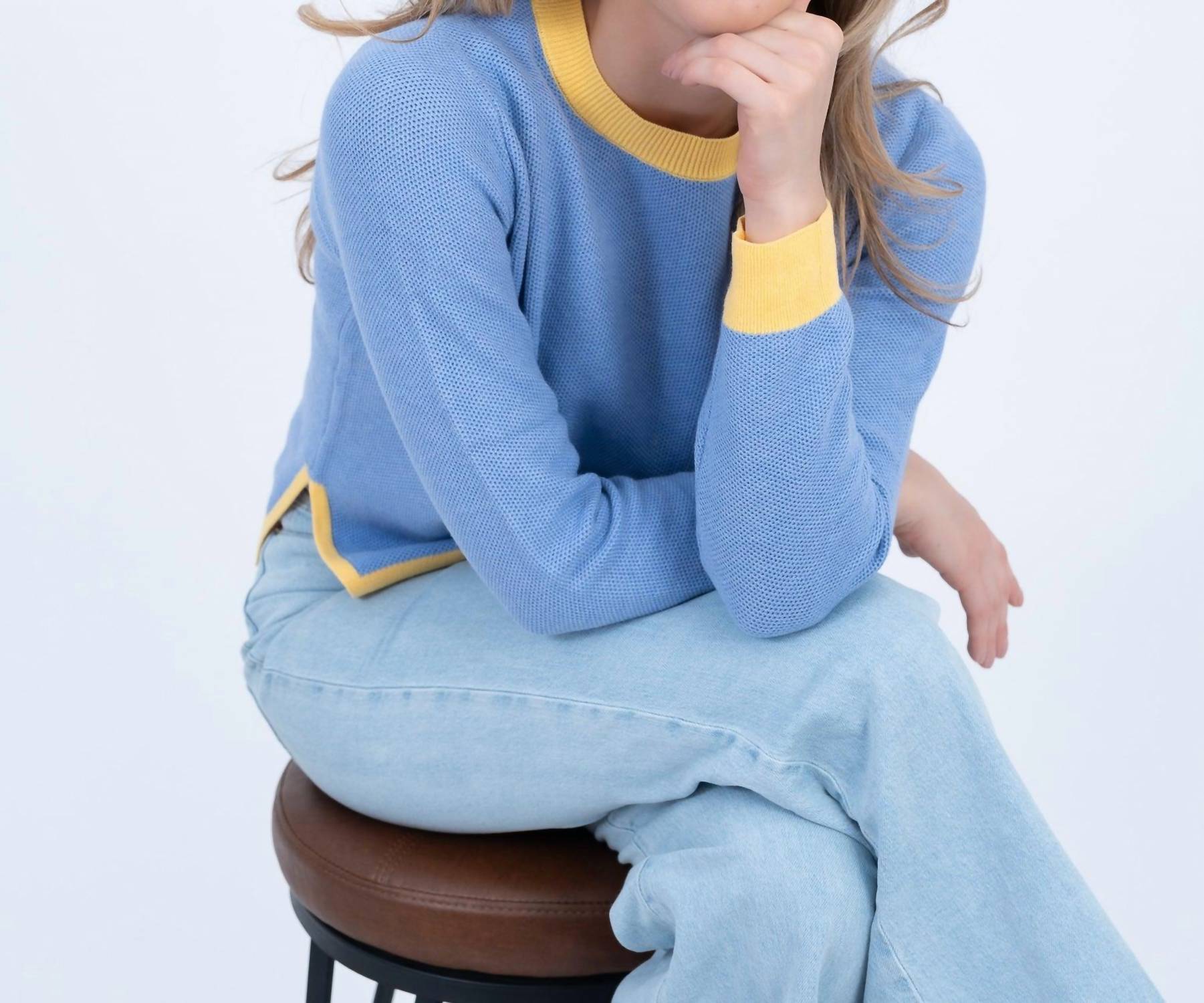 Burgess Sweaters - Bea Seed Stitch Sweater