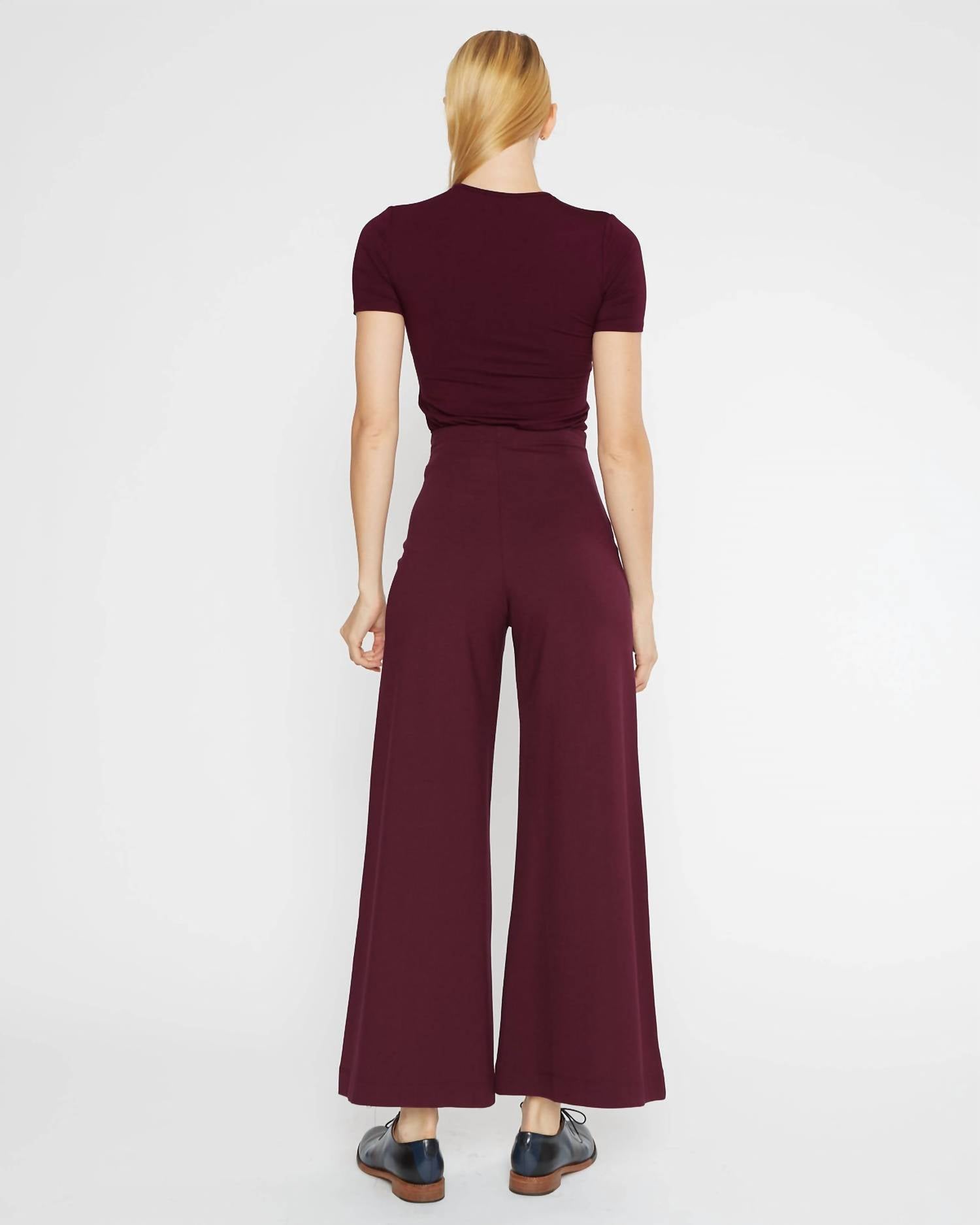 Ripley Rader - Ponte Knit Wide Leg Crop Pant