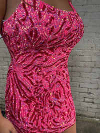 Rachel Allan - Scoopneck Mini Dress
