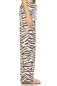 Rails Espresso Zebra Damani Pants in beige - women's pants - alternate view
