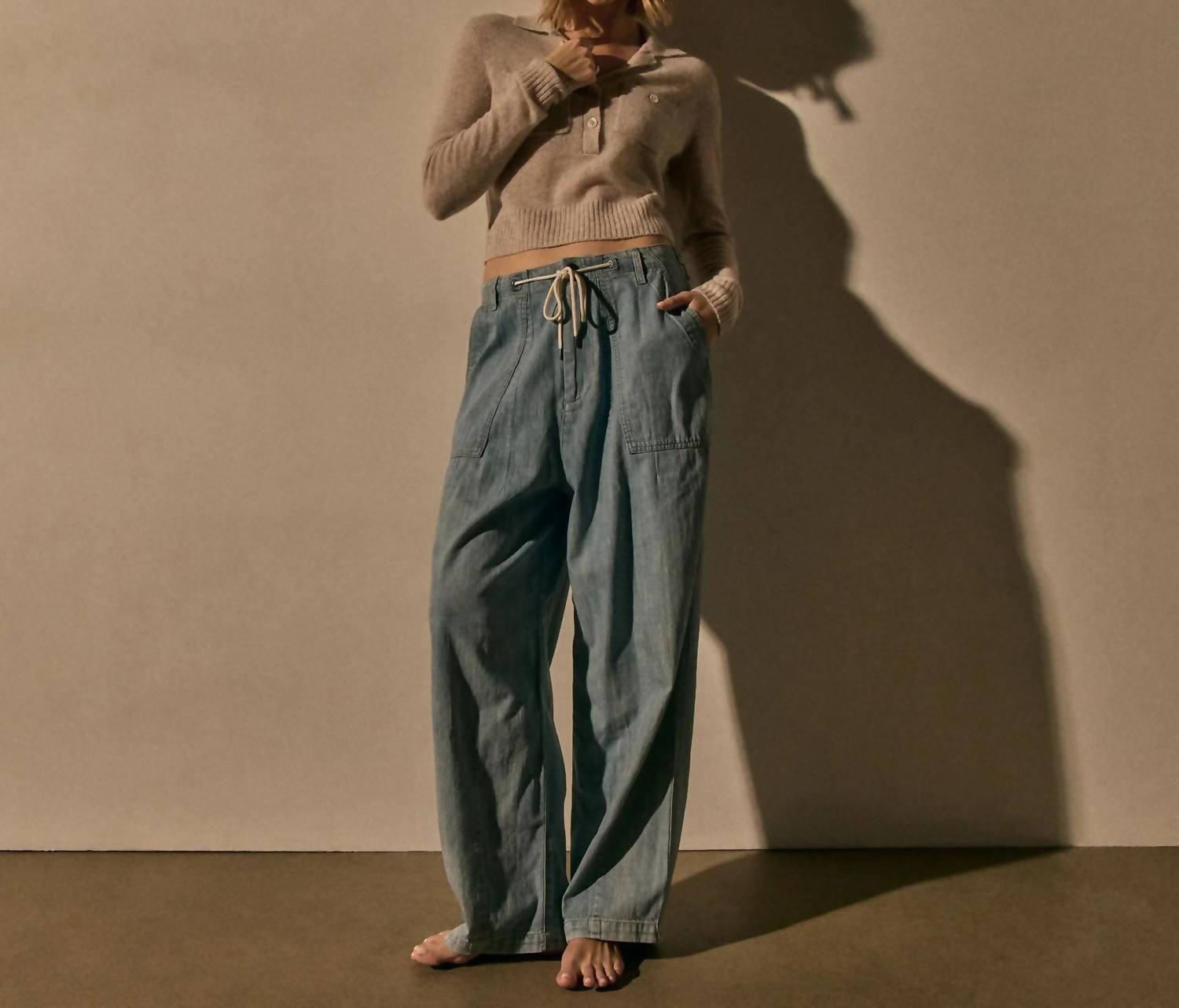James Perse - Denim Military Pants