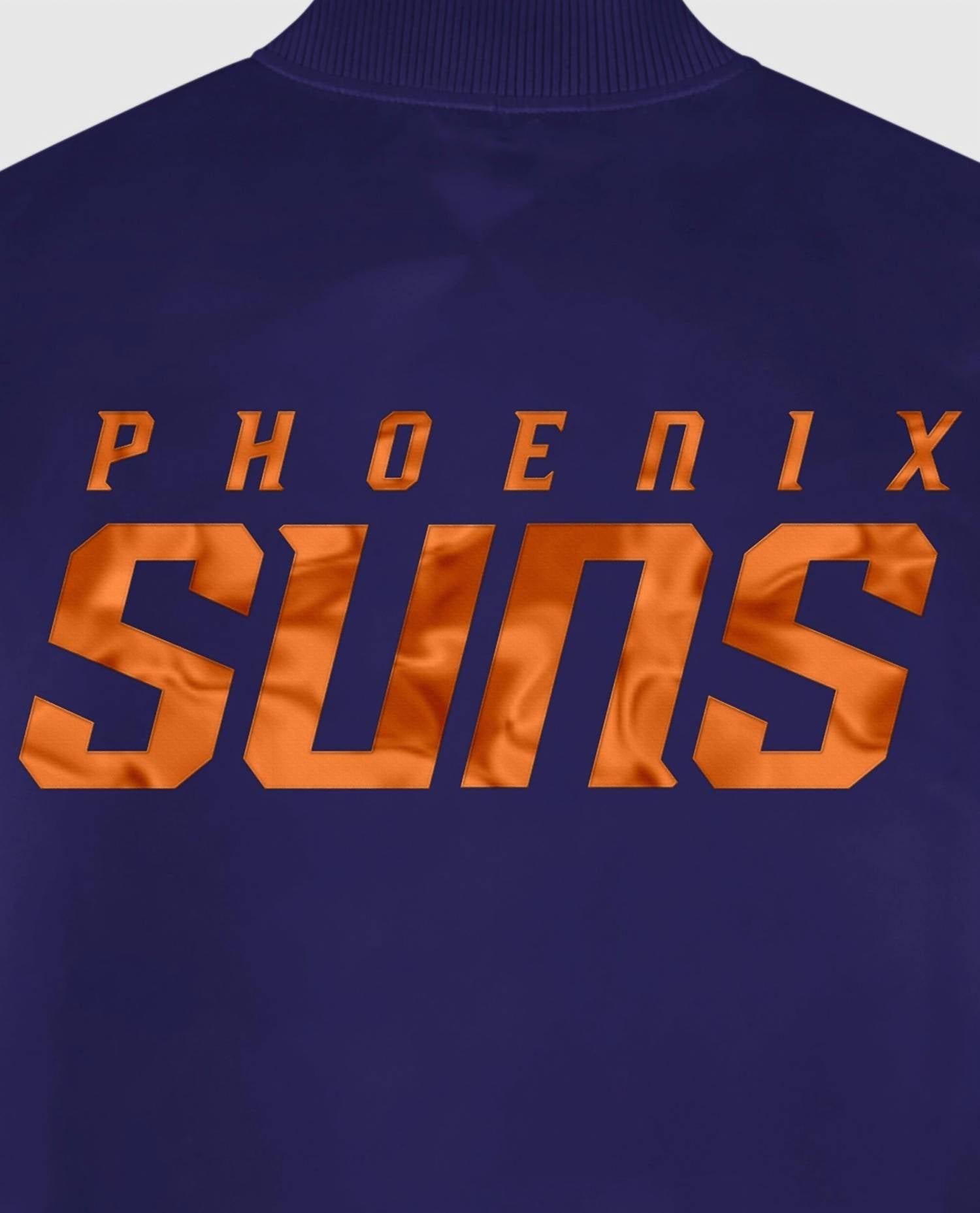 Starter - Men's Phoenix Suns Satin Full-snap Jacket