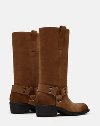 STEVE MADDEN Women's Ruskin Suede Boots in chestnut - women's shoe - view 5