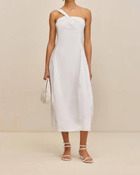 Cult Gaia - One Shoulder Poplin Dress