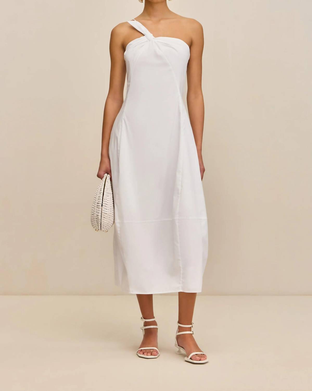Cult Gaia - One Shoulder Poplin Dress
