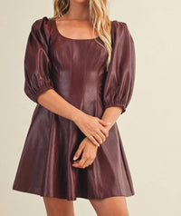 Mustard Seed - Bliss Faux Leather Dress