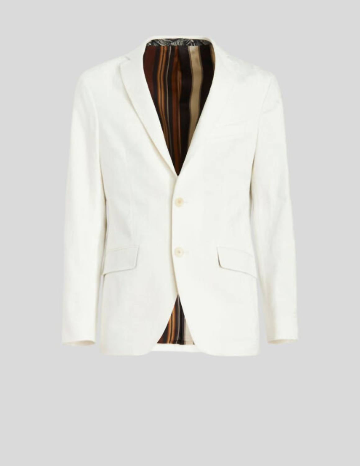 ETRO Men's Tonal Paisley Jacquard Jacket in white - men's jacket