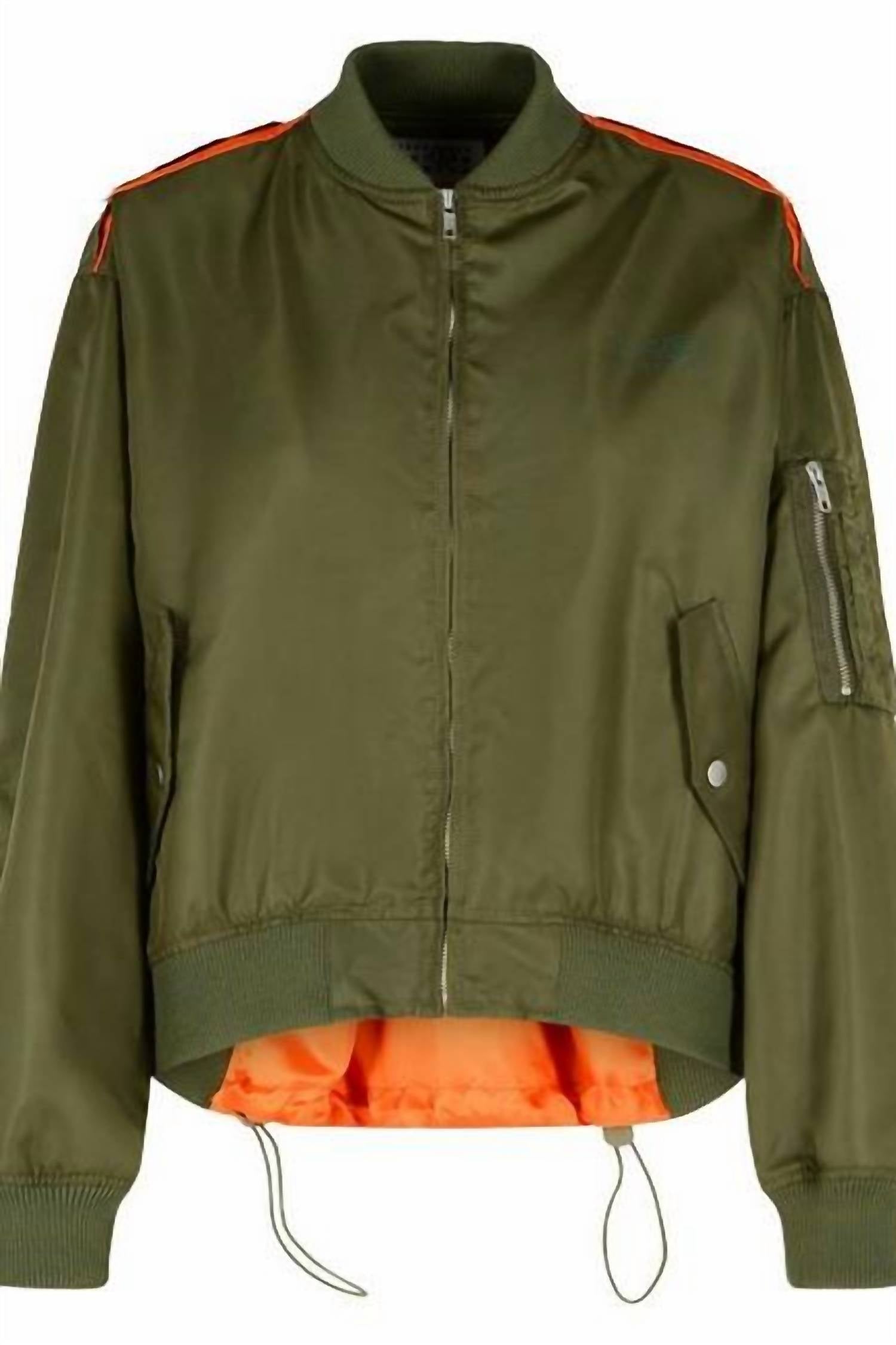 Maison Margiela - Paneled Zip Up Bomber Jacket
