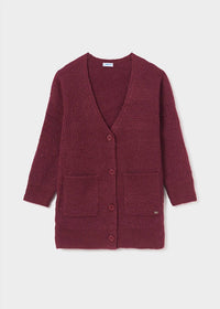Mayoral - Girls' Metallic Knit Cardigan