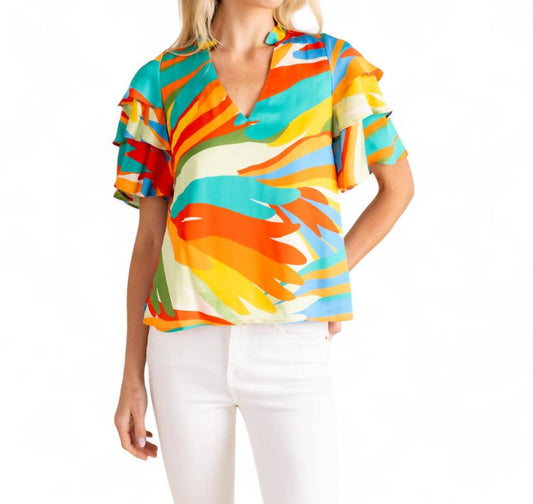 Alden Adair - SANDRA SHORT SLEEVE POPOVER TOP