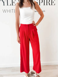 Skies Are Blue - Ginnie Luxe Wide Leg Pants