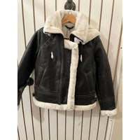 Decrum - Women's Genuine Leather Shearling Jacket