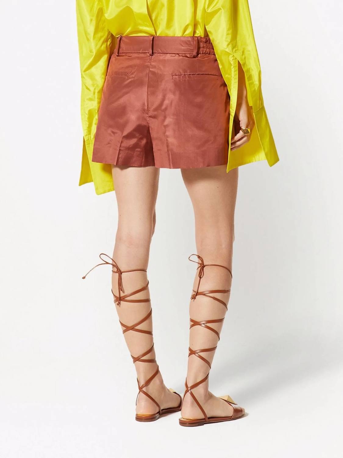 Valentino - Pressed Crease Tailored Shorts