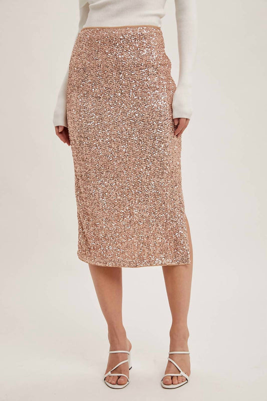 Bluivy - Sequin Midi Skirt