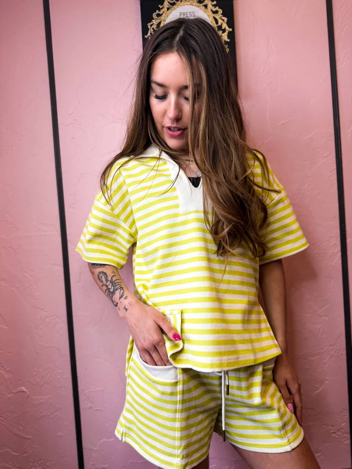 Entro - Olivia Stripe Polo