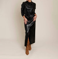 Lucy Paris - Alexis Leather Top