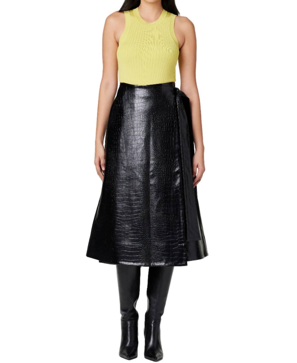 Toccin - Beatrice Croc Vegan Skirt