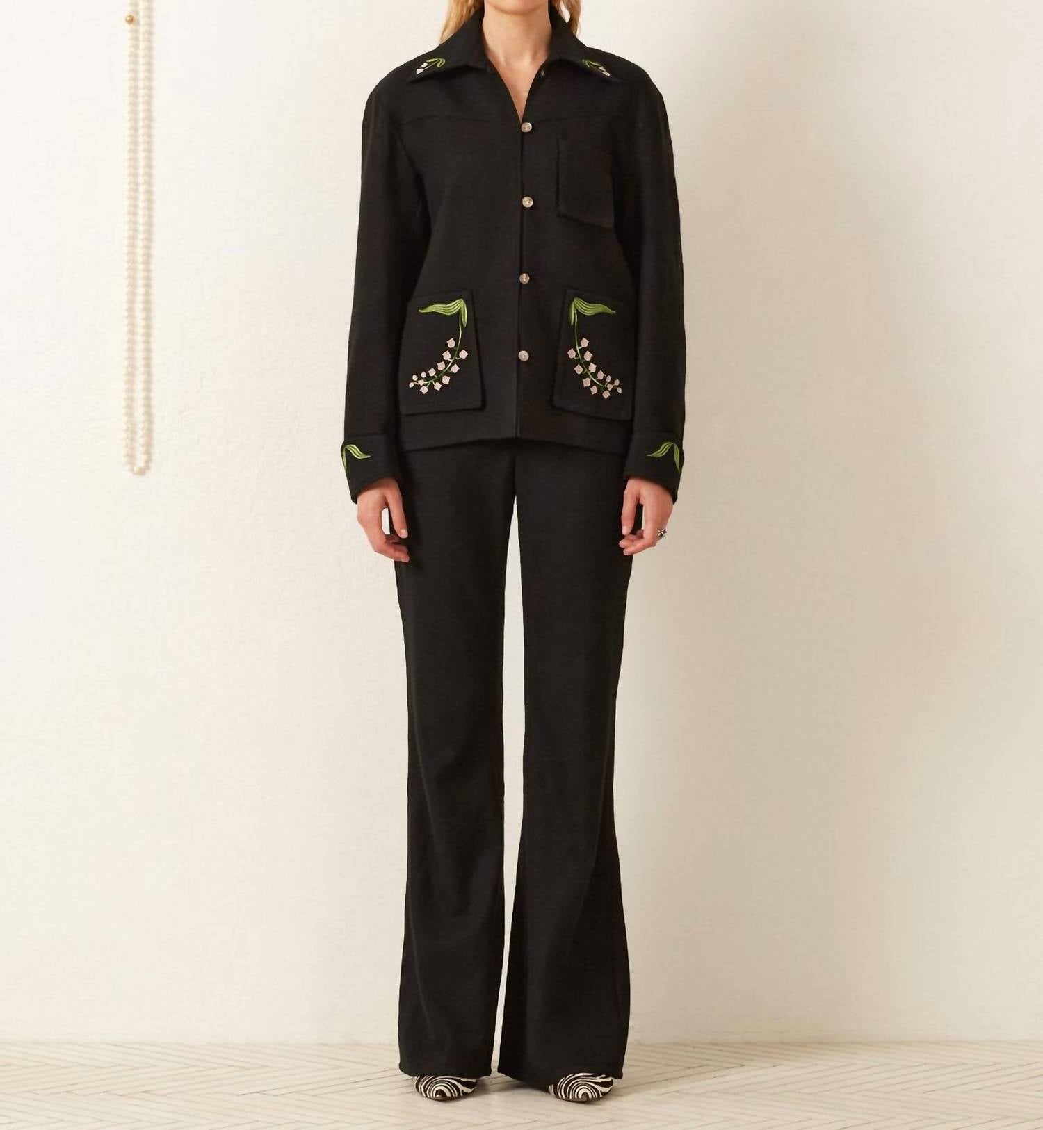 ALIX OF BOHEMIA Bunny Lily Valley Jeans in black - women's jeans - view 6
