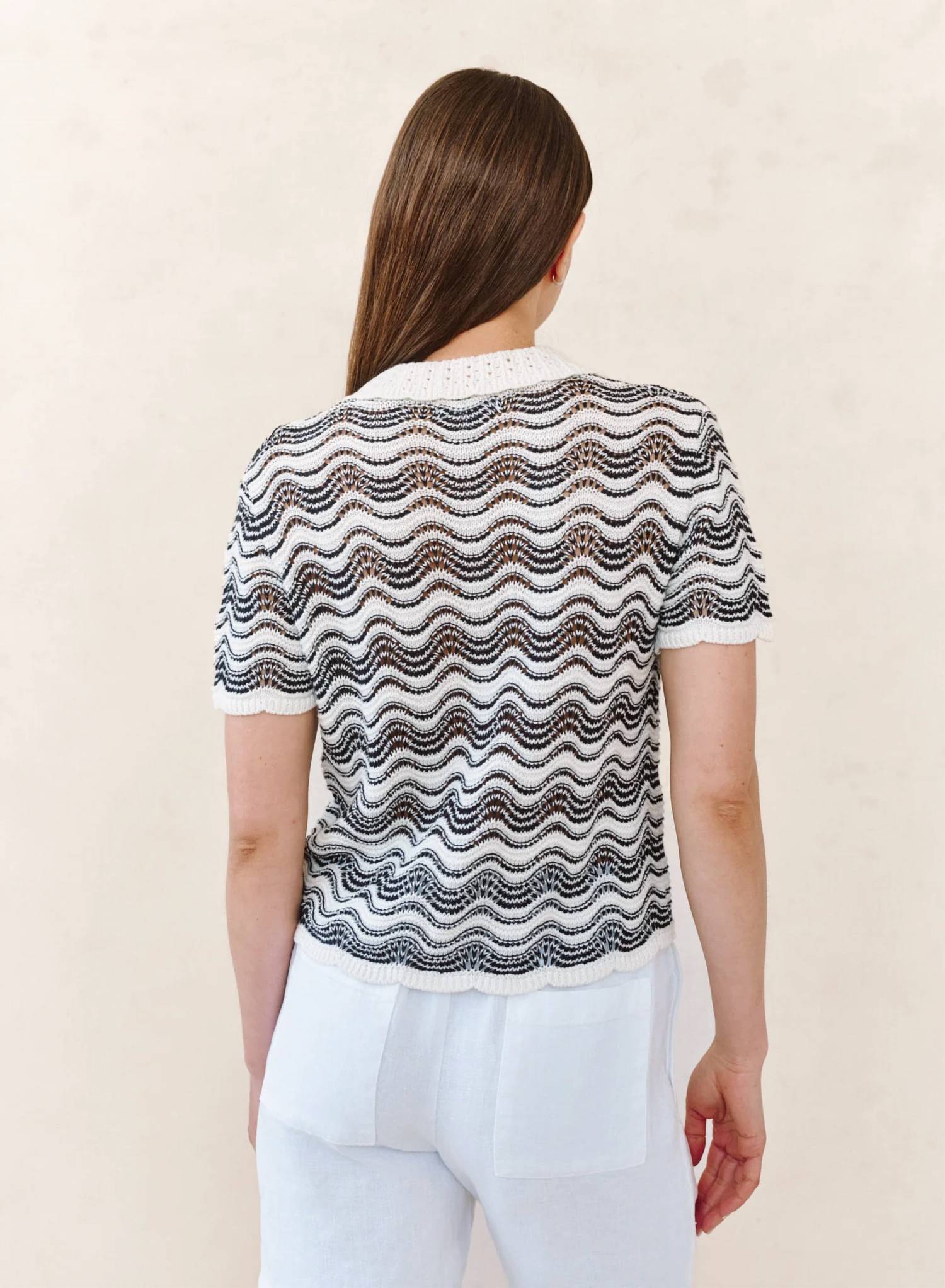 Bella Dahl - Short Sleeve Collar Sweater