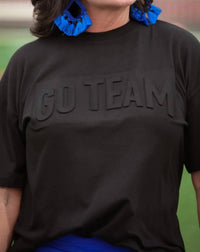 Jess Lea - Go Team Embossed Oversized Tee