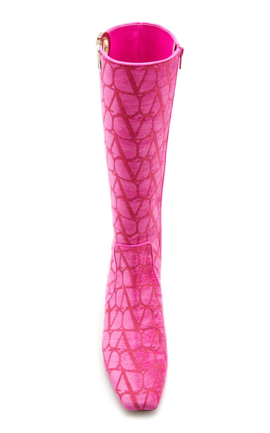 Valentino Garavani - Women's Toile Iconographe Vlogo Knee Hi Boots