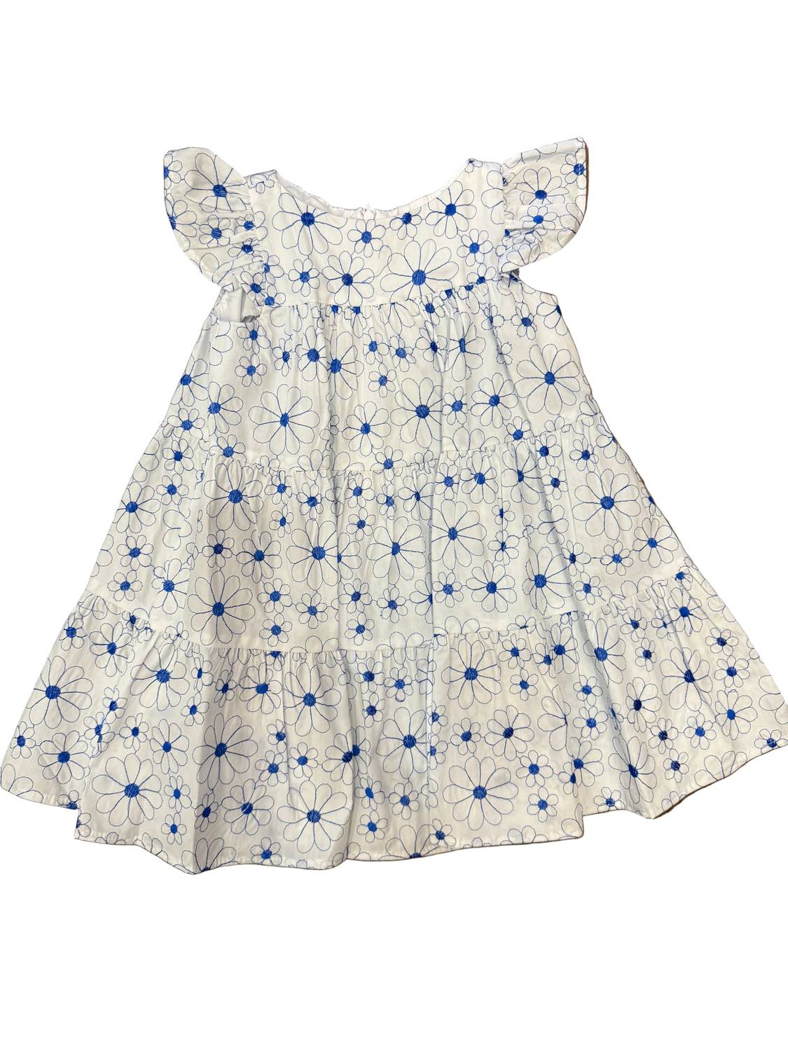 Funtasia Too - Girls Flowers Tiered Dress